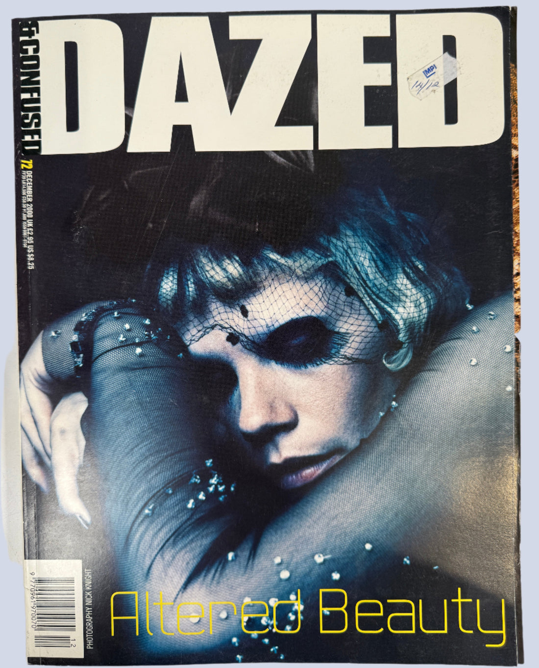 Y2K Dazed &amp; Confused #72 – Couverture de Nick Knight, Beauté altérée