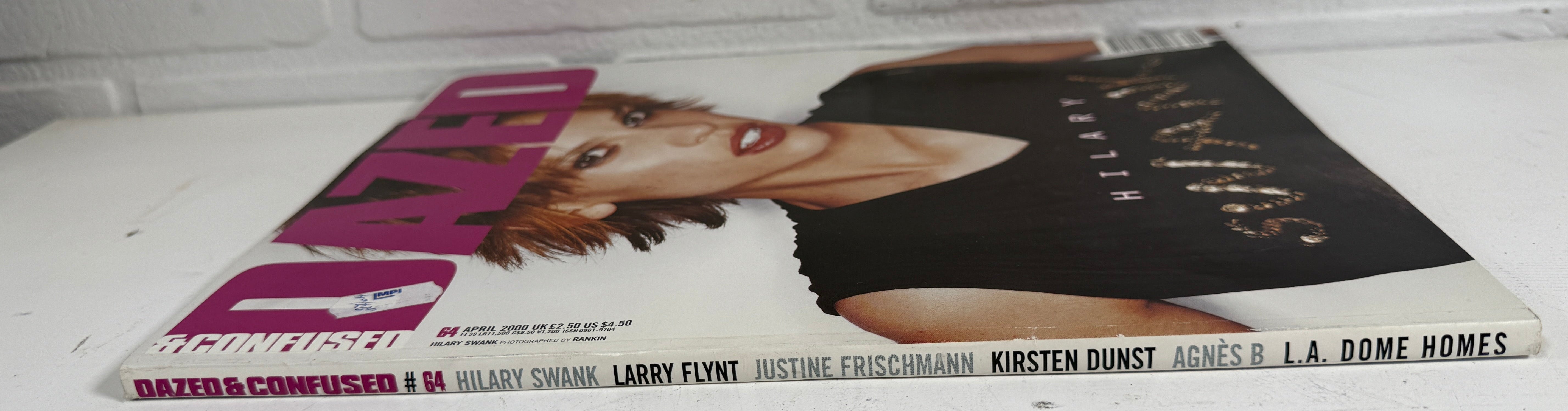 Y2K Dazed &amp; Confused #64 – Couverture de Hilary Swank, avril 2000