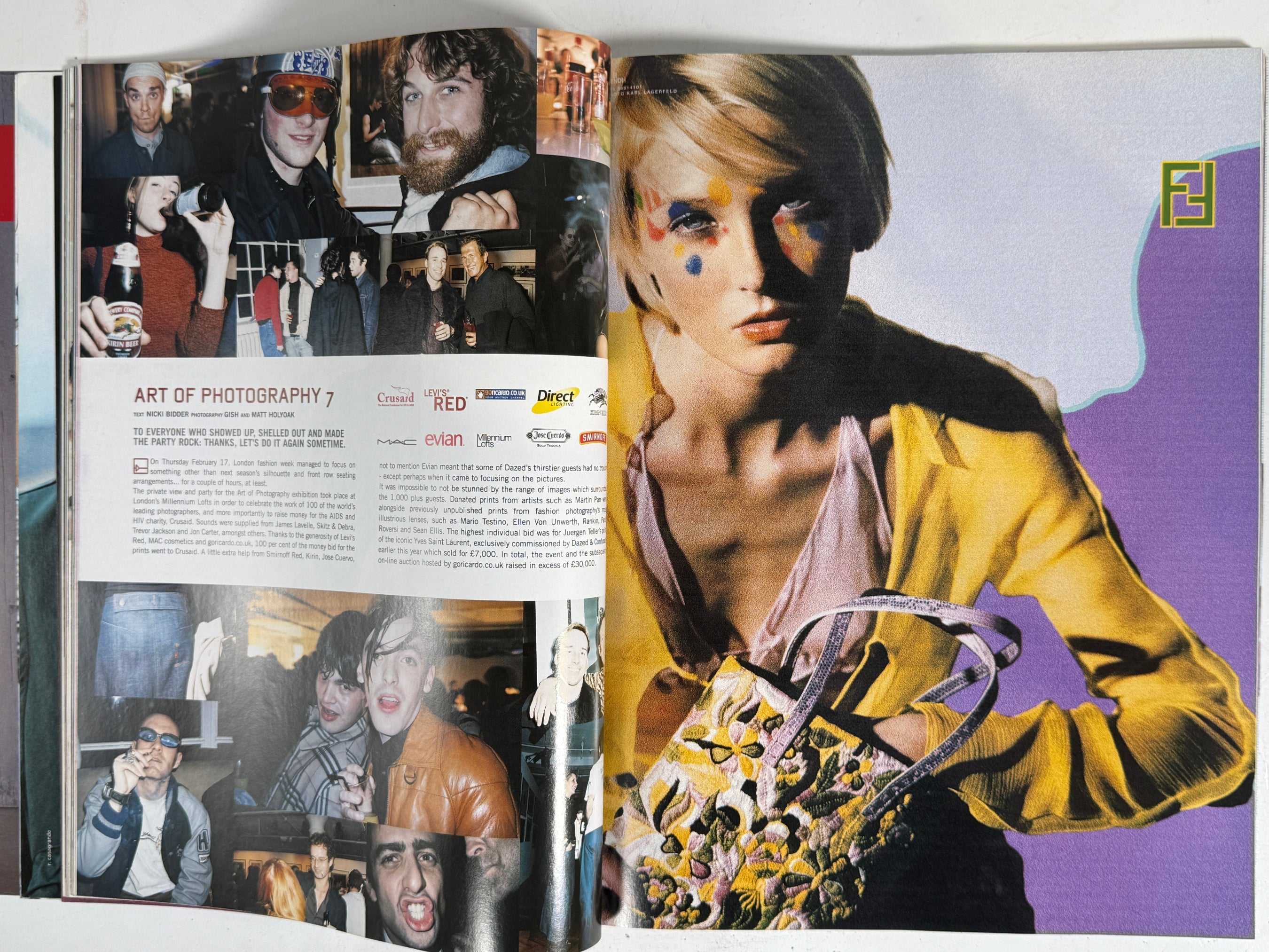 Y2K Dazed &amp; Confused #64 – Couverture de Hilary Swank, avril 2000