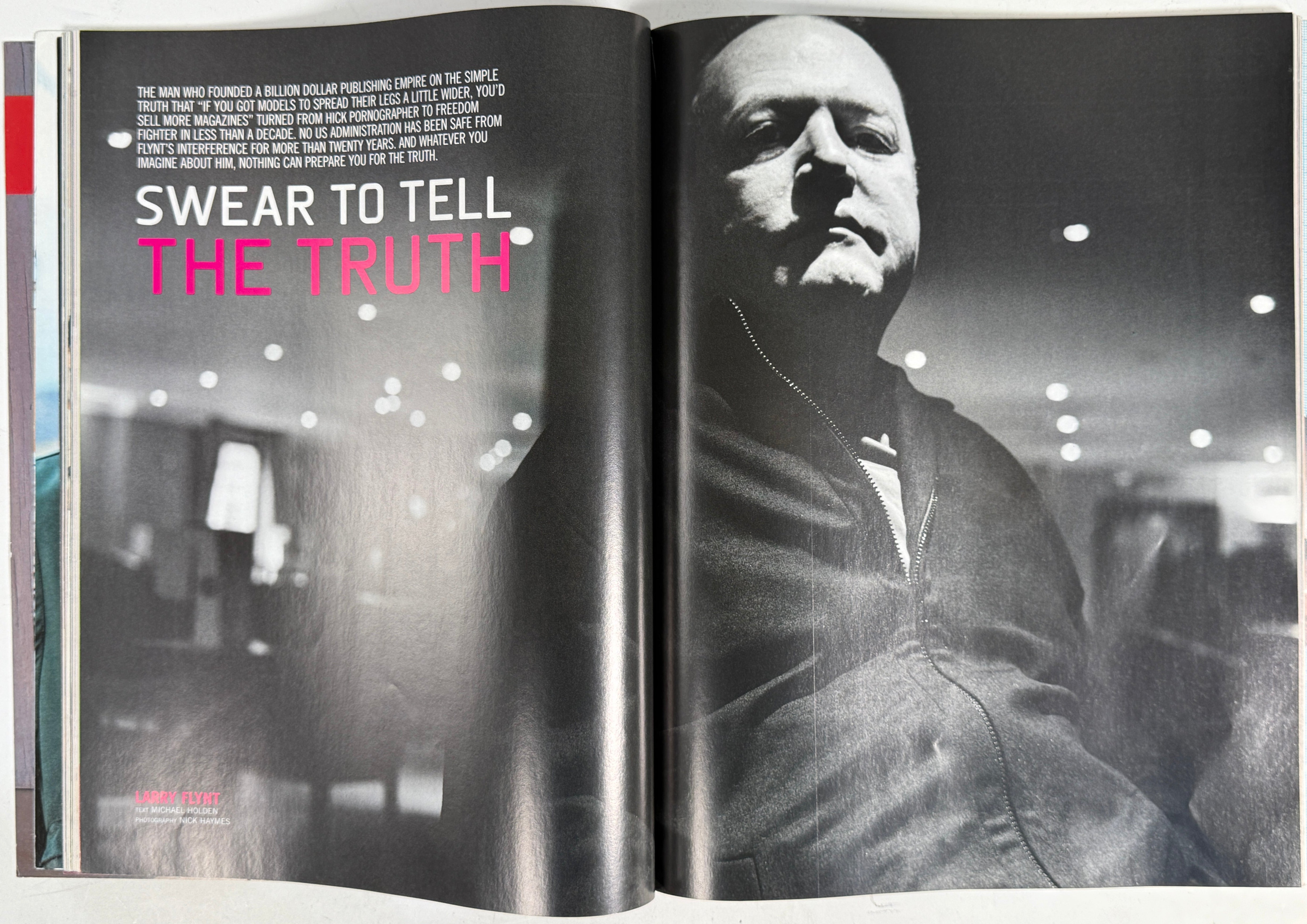 Y2K Dazed &amp; Confused #64 – Couverture de Hilary Swank, avril 2000