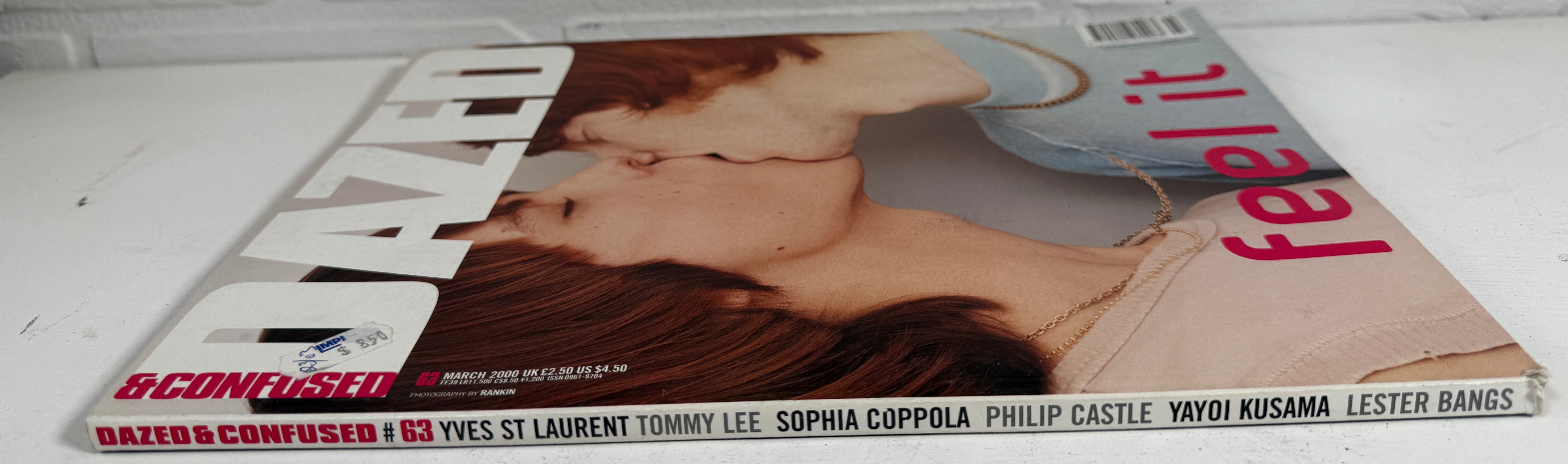 Dazed &amp; Confused #63 – Numéro « Feel It » de mars 2000 (couverture Rankin)