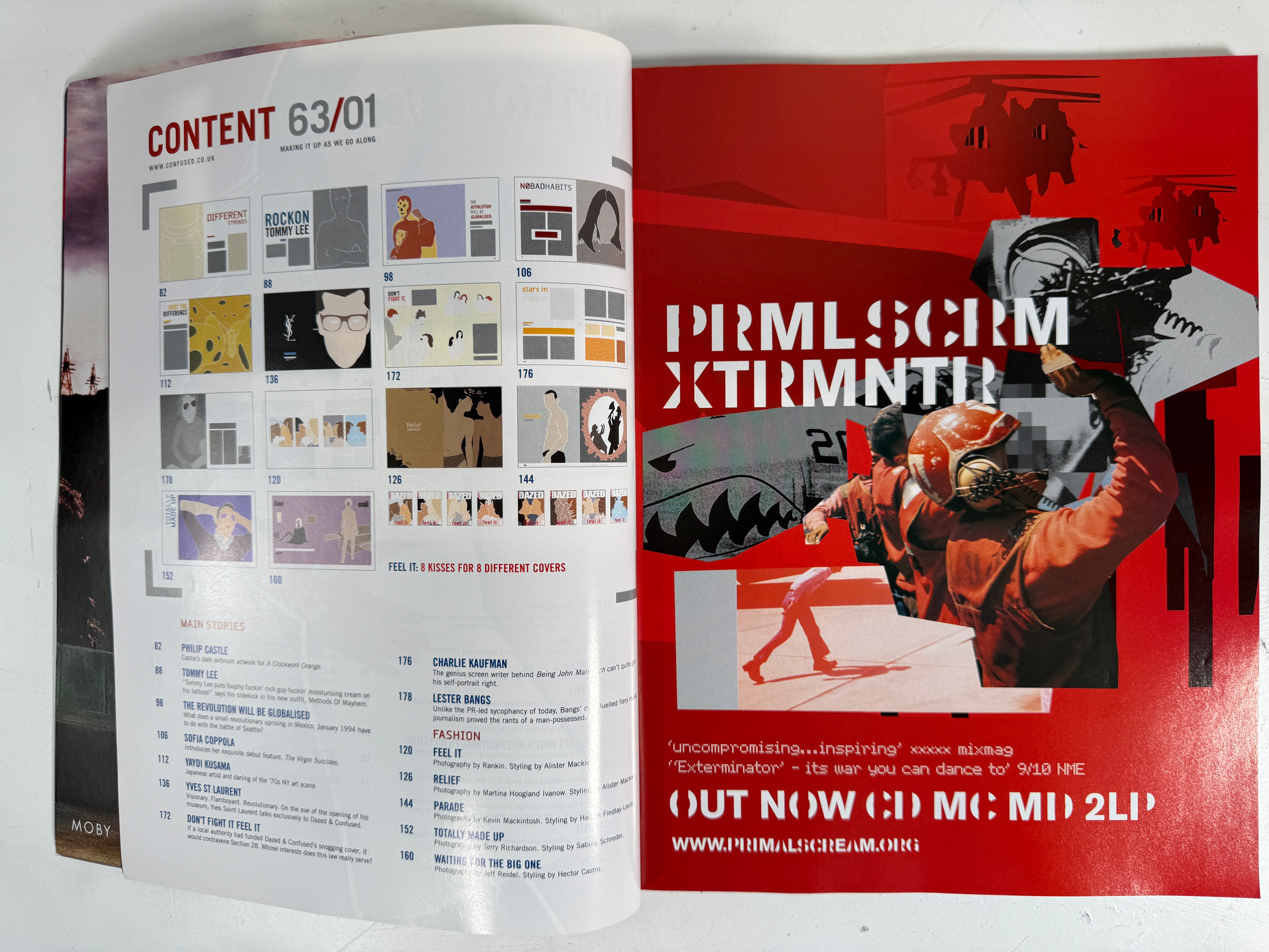 Dazed &amp; Confused #63 – Numéro « Feel It » de mars 2000 (couverture Rankin)