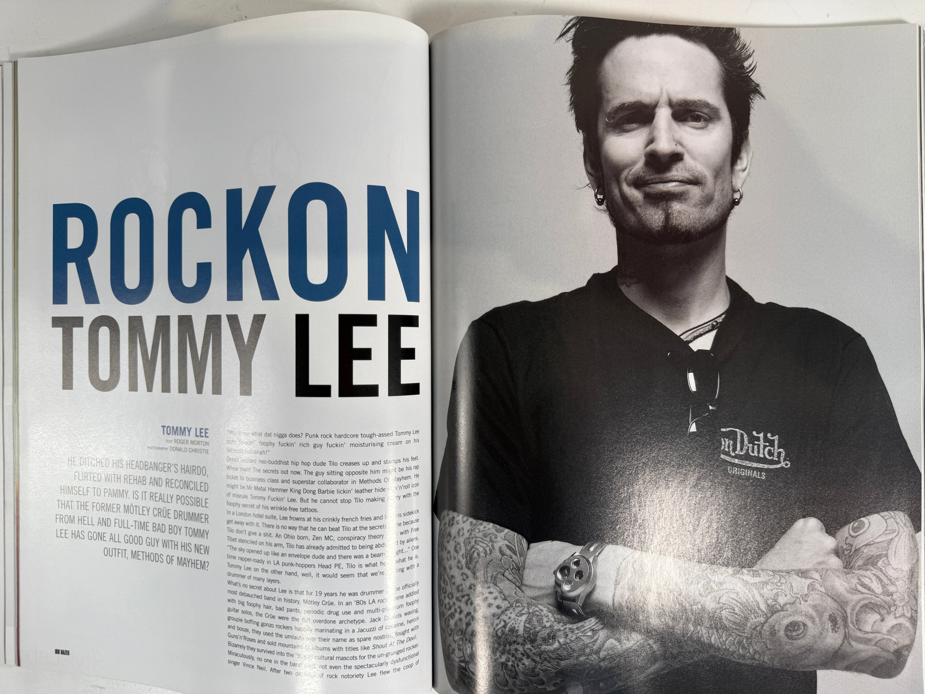 Dazed &amp; Confused #63 – Numéro « Feel It » de mars 2000 (couverture Rankin)