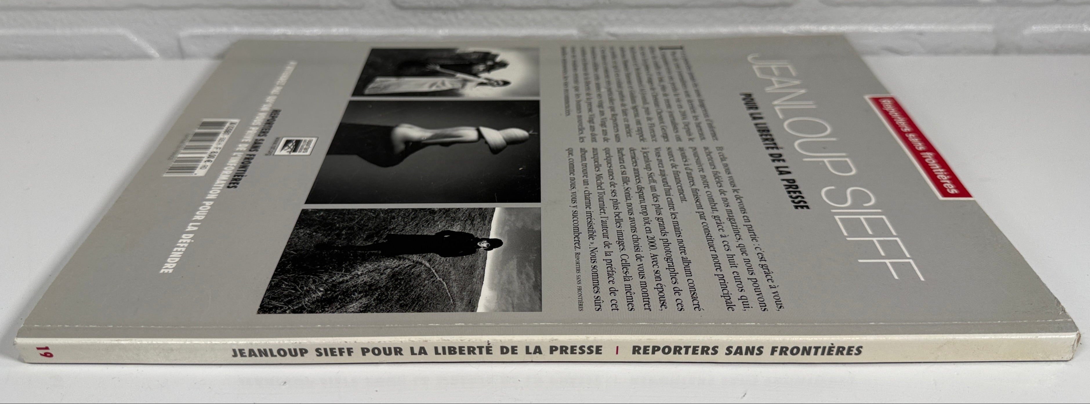 Livre photo de Jeanloup Sieff – Édition RSF pour la liberté de la