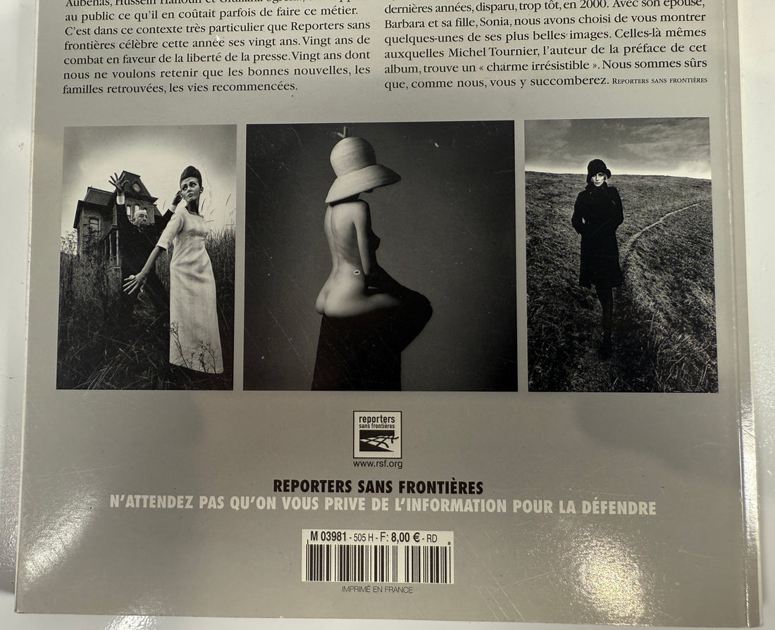 Livre photo de Jeanloup Sieff – Édition RSF pour la liberté de la presse
