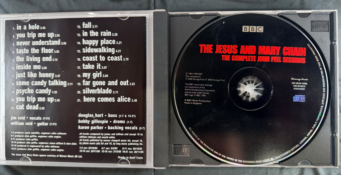 Shop The Jesus and Mary Chain Complete John Peel Sessions, a rare 2000 UK BBC/Strange Fruit CD featuring 21 recordings from 1984–1989.