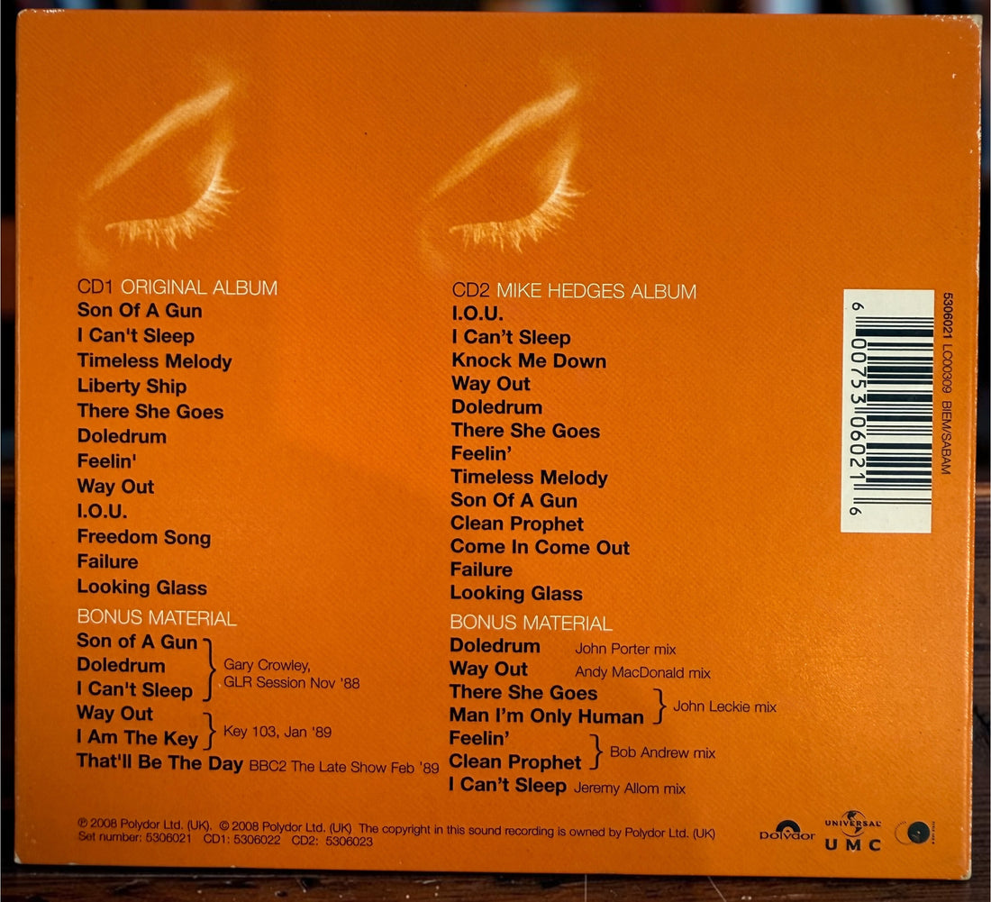 The La’s 2008 Deluxe Edition 2-CD set with 38 tracks, rare sessions, alternate mixes and the lost Mike Hedges album. Complete used copy.