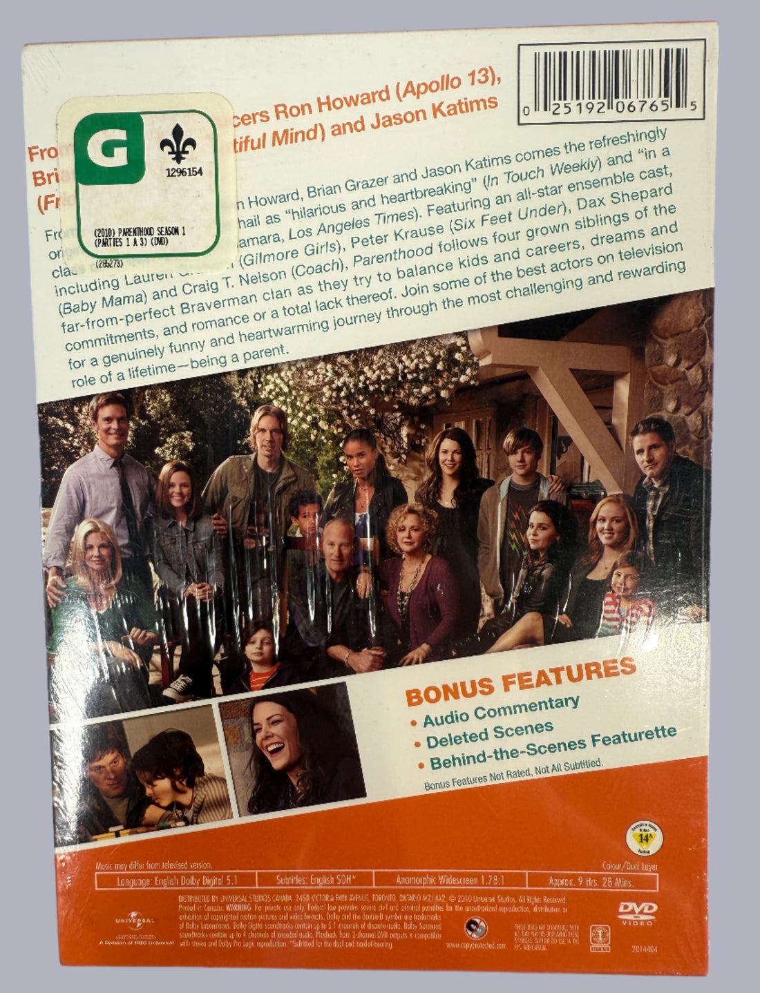 Parenthood Season 1 DVD – Sealed 3-Disc Set (2010