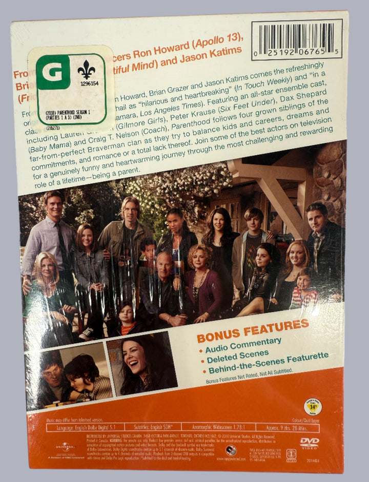 Parenthood Season 1 DVD – Sealed 3-Disc Set (2010