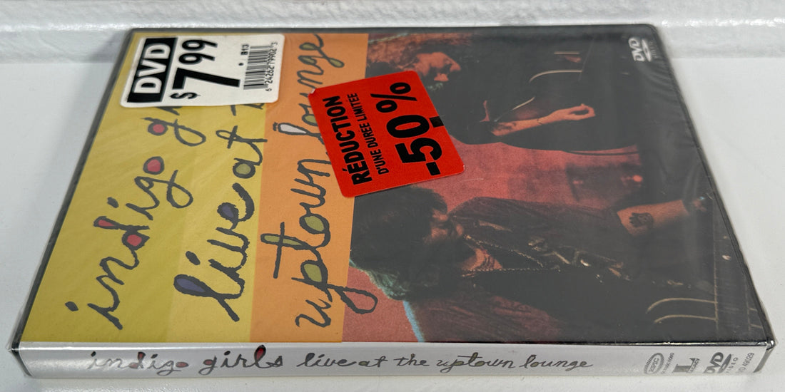 CD cover with promotional price tag on a white background