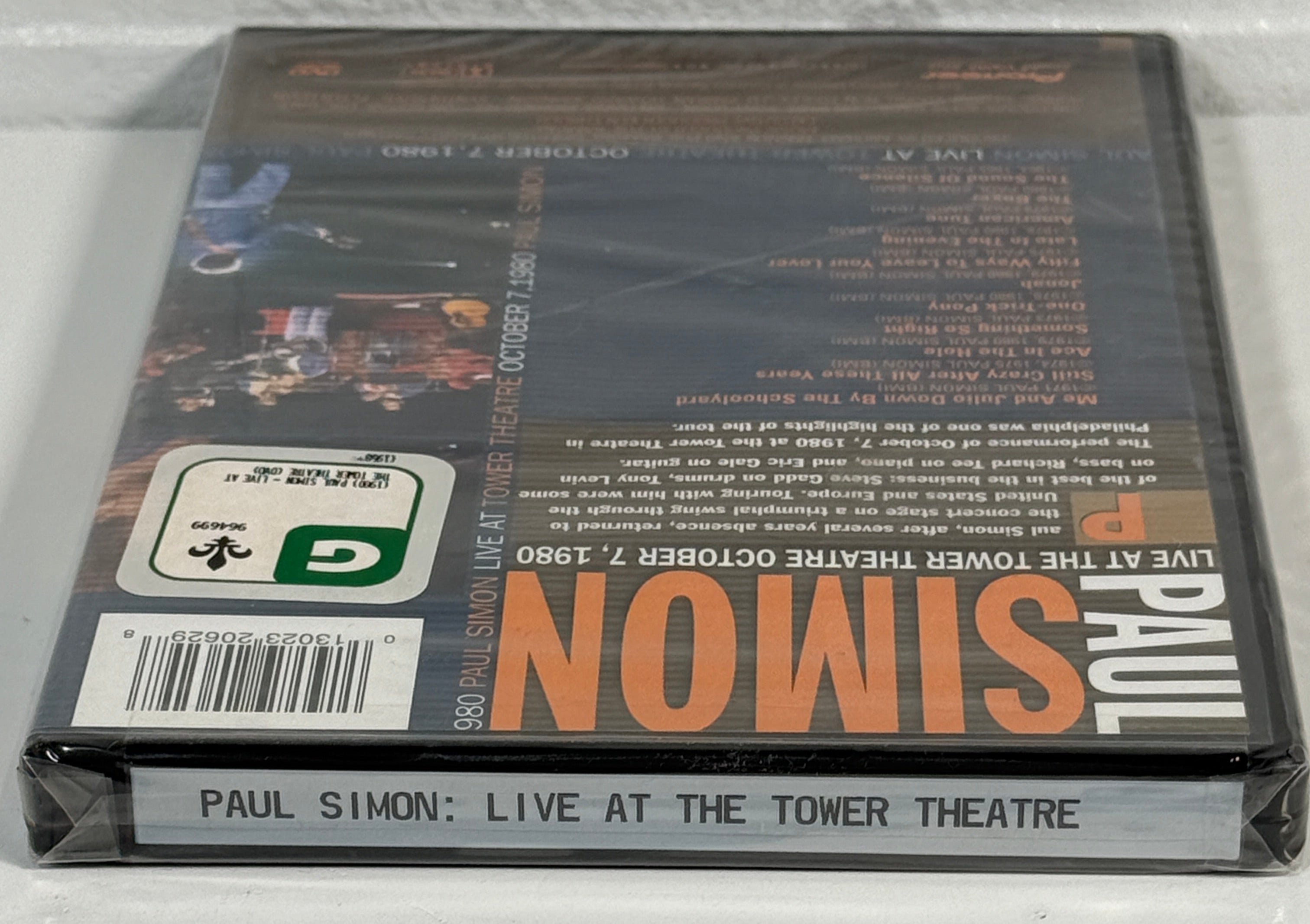 Paul Simon Live at Tower Theatre DVD – Sealed Concert (1980)