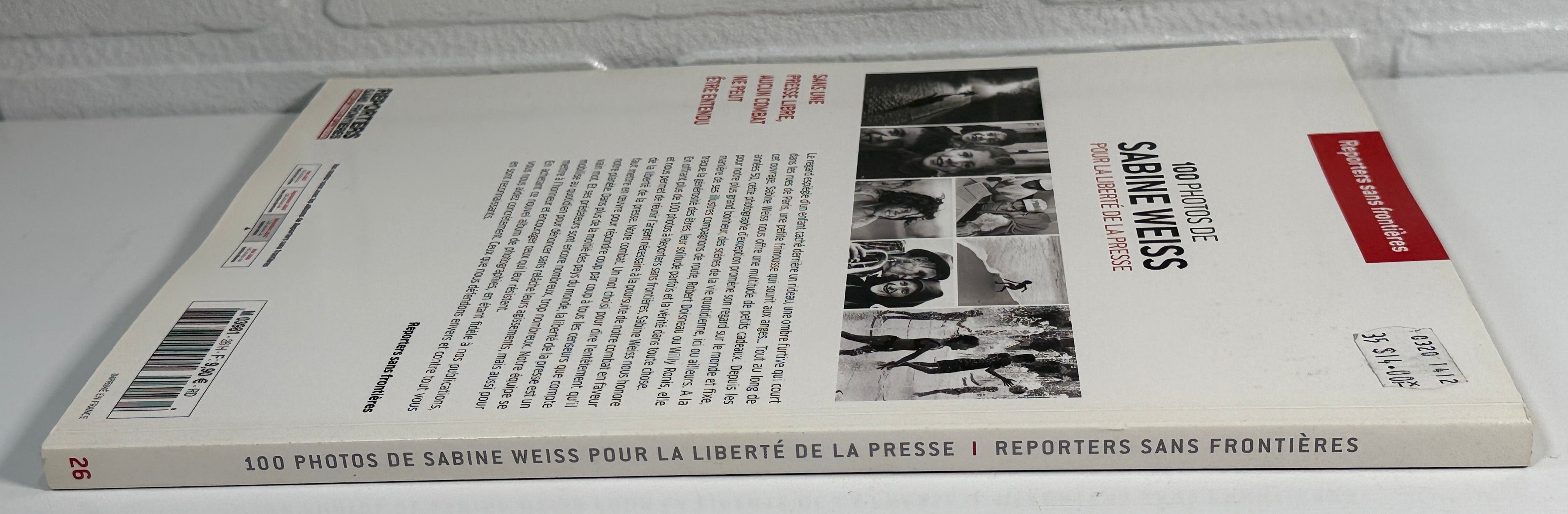 Livre photo Sabine Weiss – Édition humaniste RSF