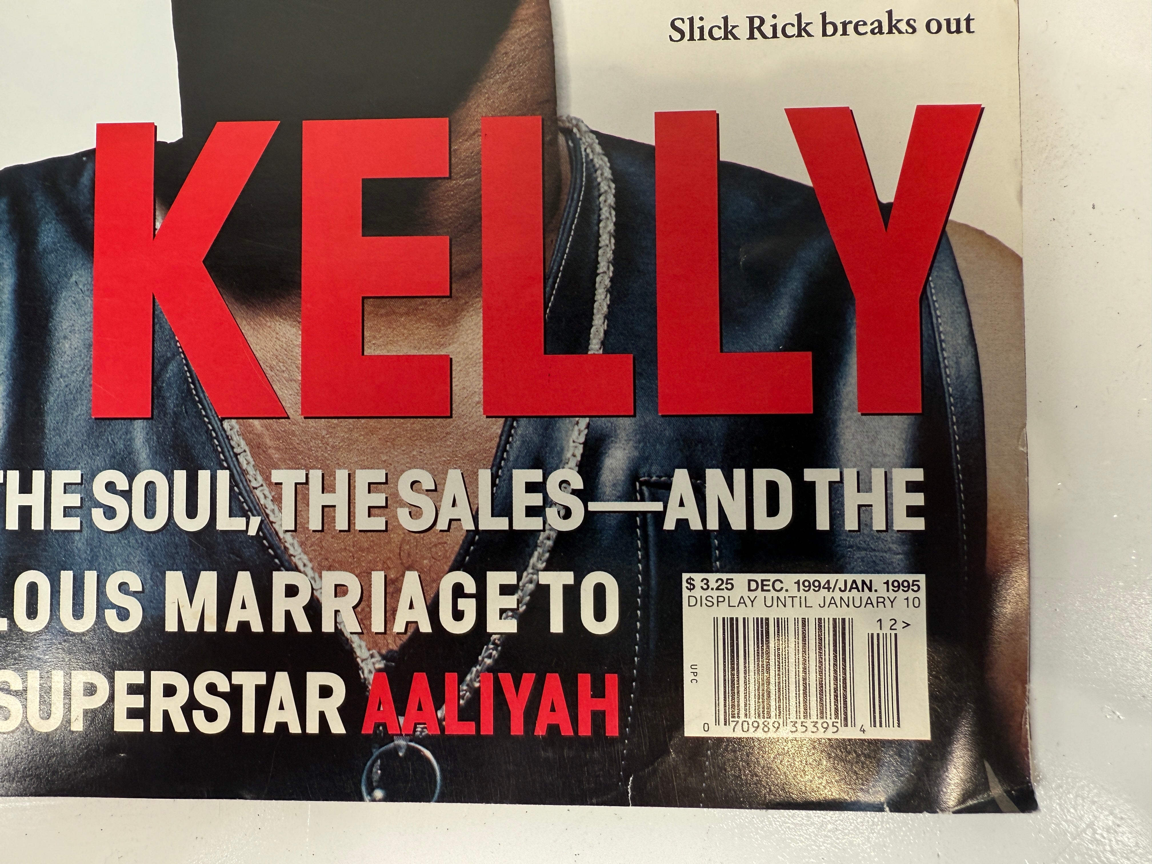 Magazine Vibe 1994 – Numéro sur la controverse entre R. Kelly et Aaliyah