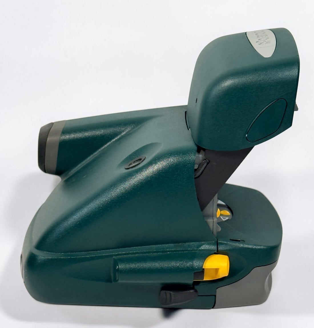 Vintage green Polaroid OneStep Express instant camera for 600 film with built-in flash and close-up mode. Untested and sold as-is.