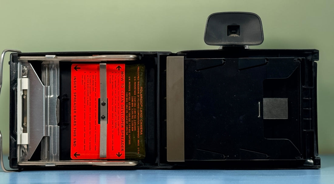 Vintage 1970s Polaroid Colorpack 80 Land Camera with fitted case. Untested, sold as-is and ideal for collectors, display or vintage décor.