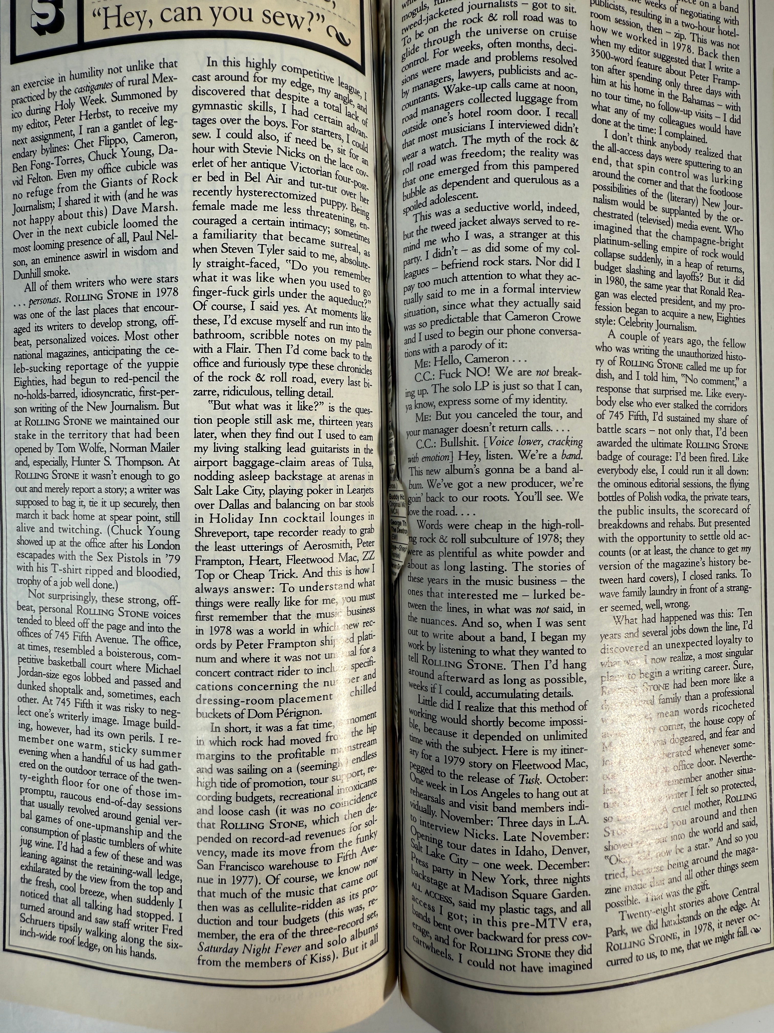 1992 Rolling Stone 25th Anniversary – The Interviews Issue