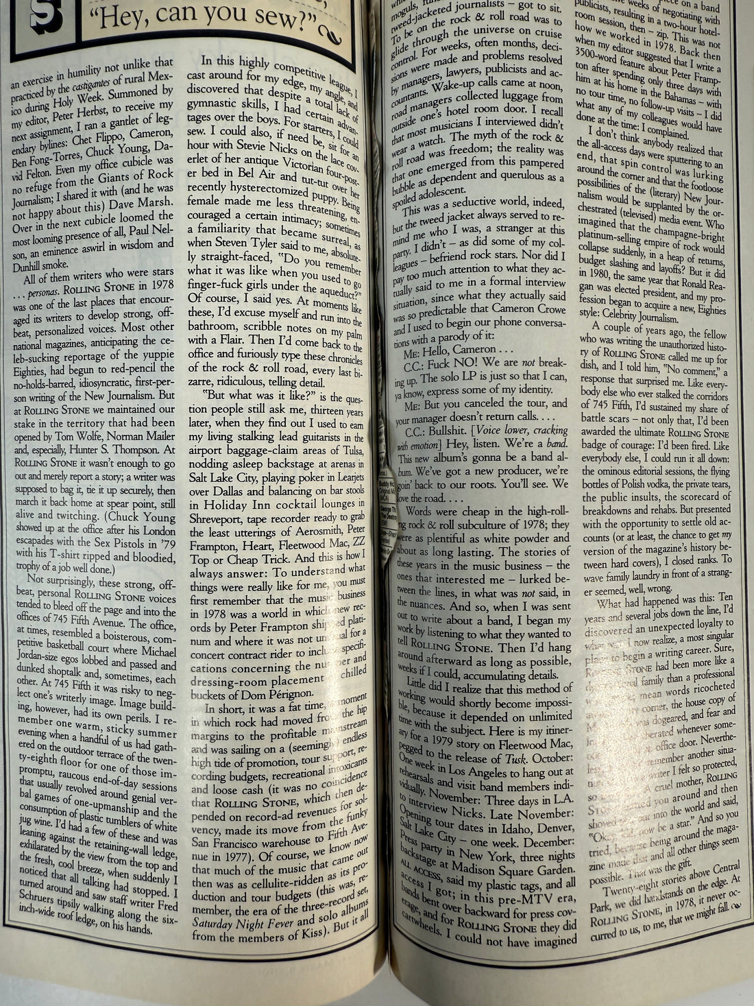 1992 Rolling Stone 25th Anniversary – The Interviews Issue