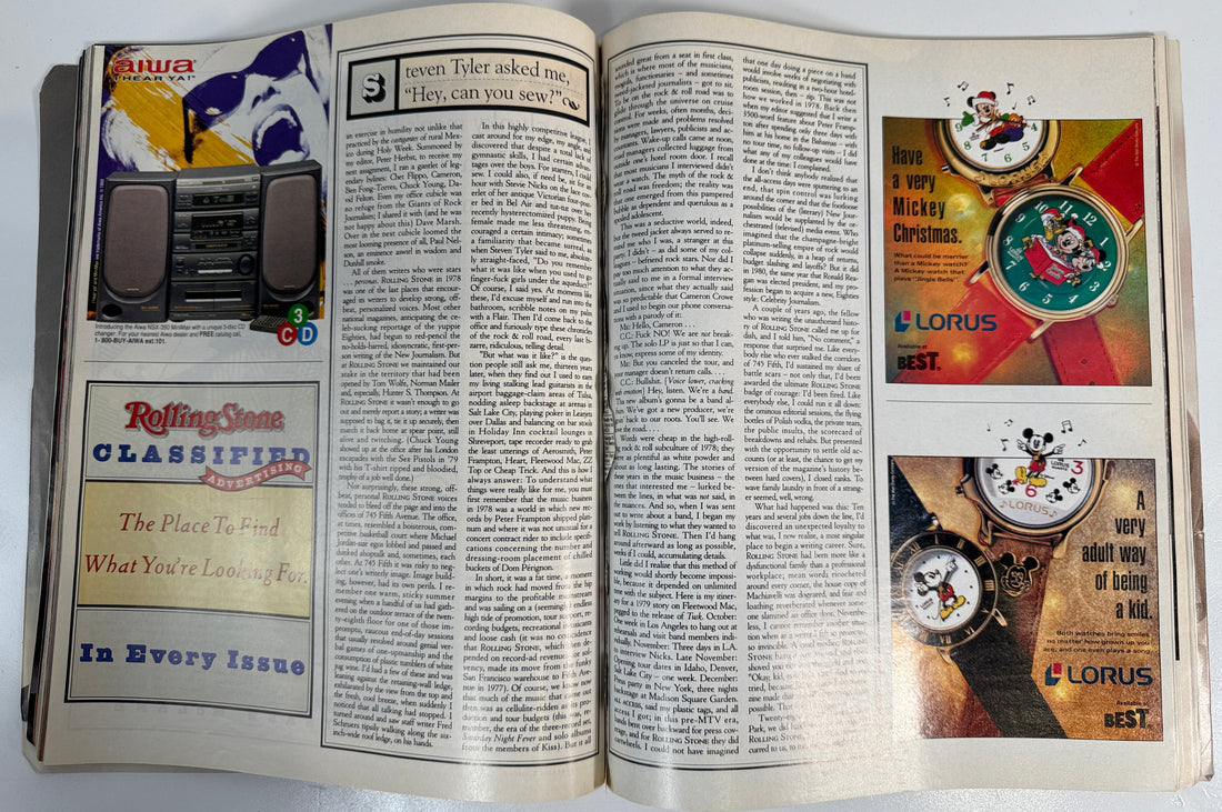 1992 Rolling Stone 25th Anniversary – The Interviews Issue