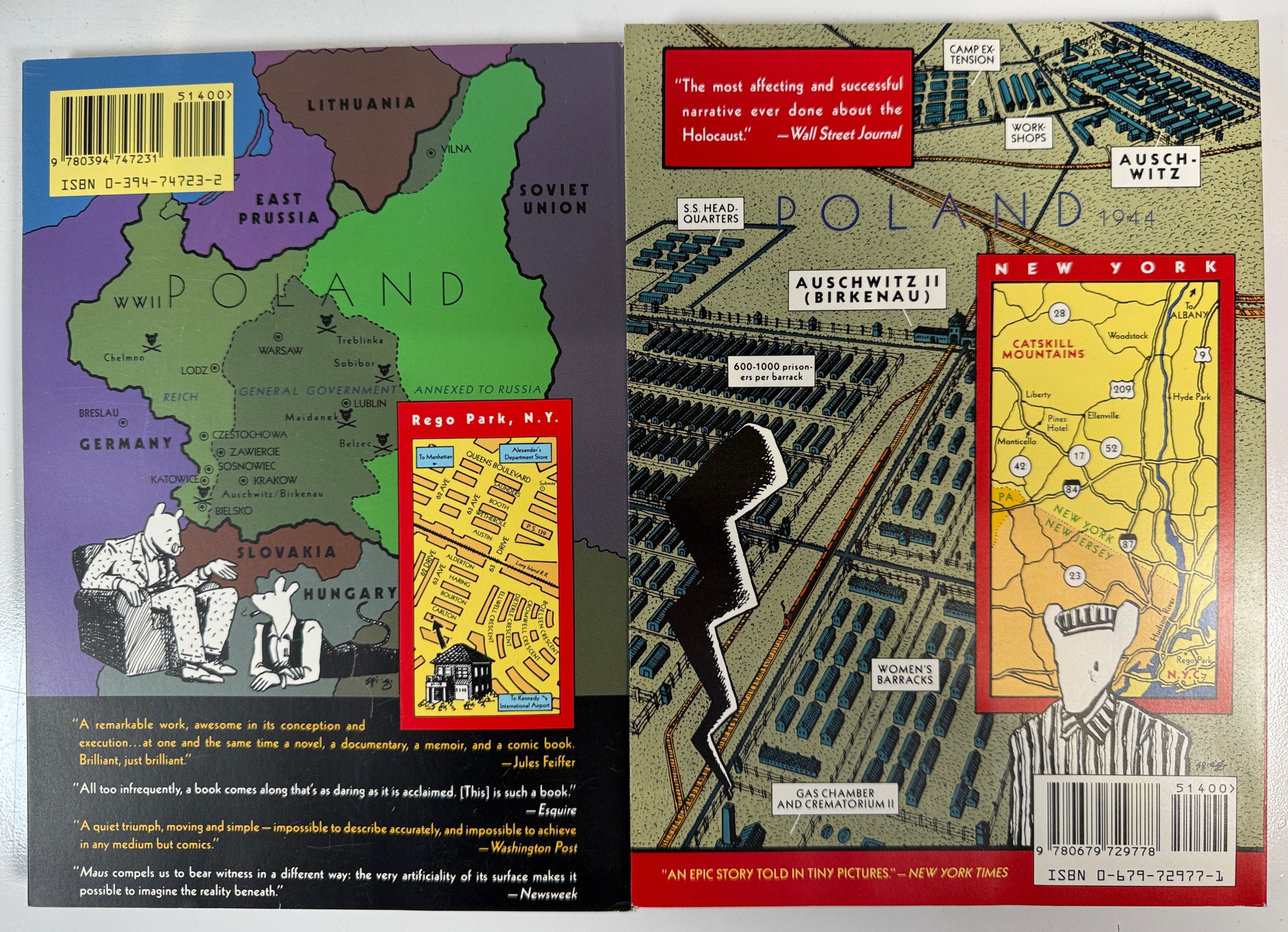 Book cover with map and graphic design elements on a white background
