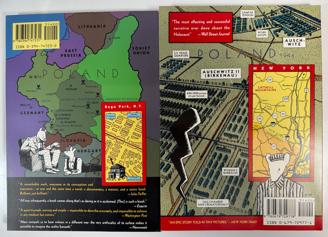 Book cover with map and graphic design elements on a white background