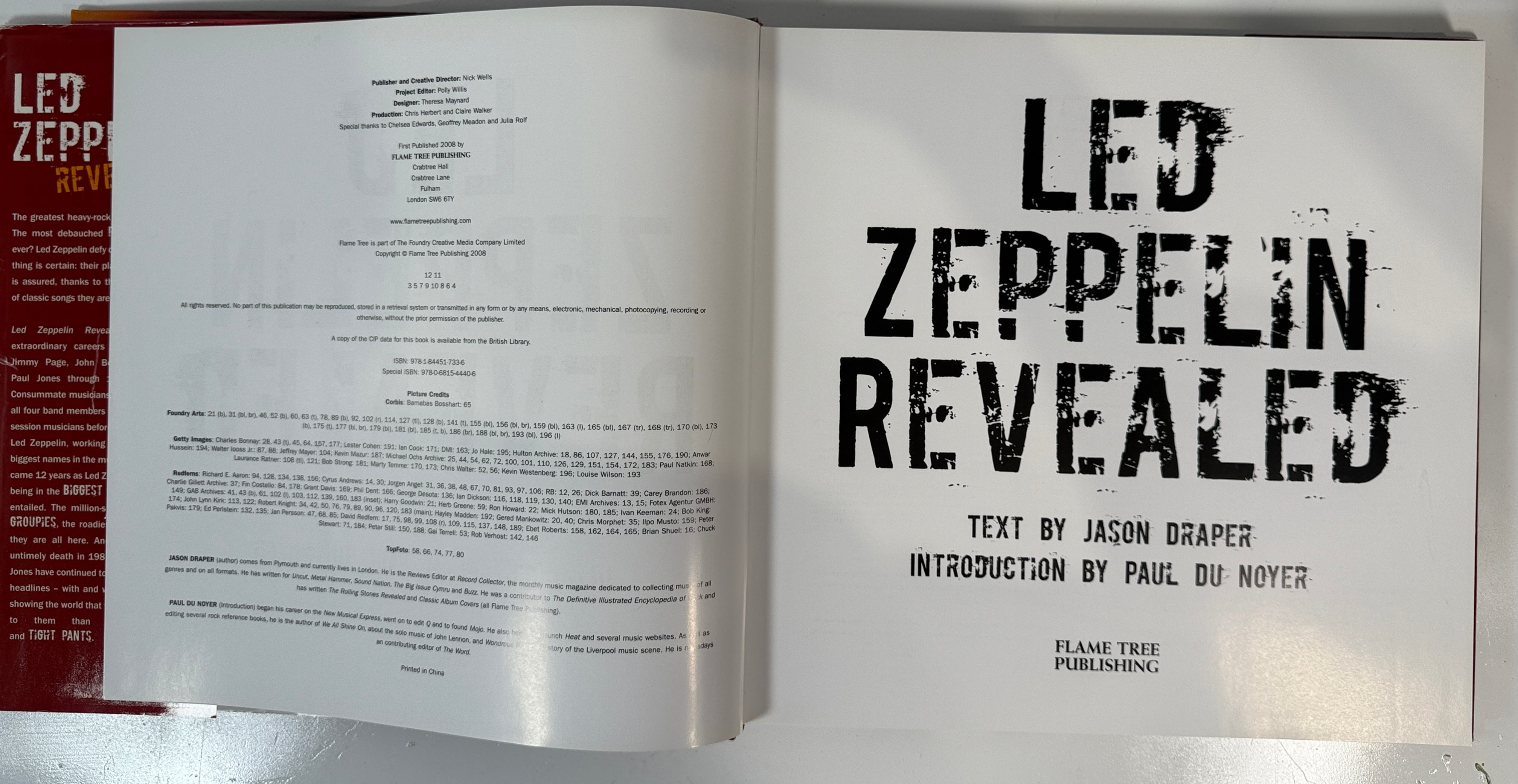 Led Zeppelin révélé – Jason Draper Rock Photo Relié