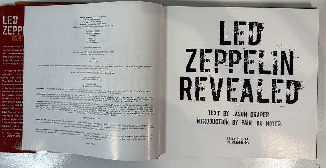 Led Zeppelin révélé – Jason Draper Rock Photo Relié