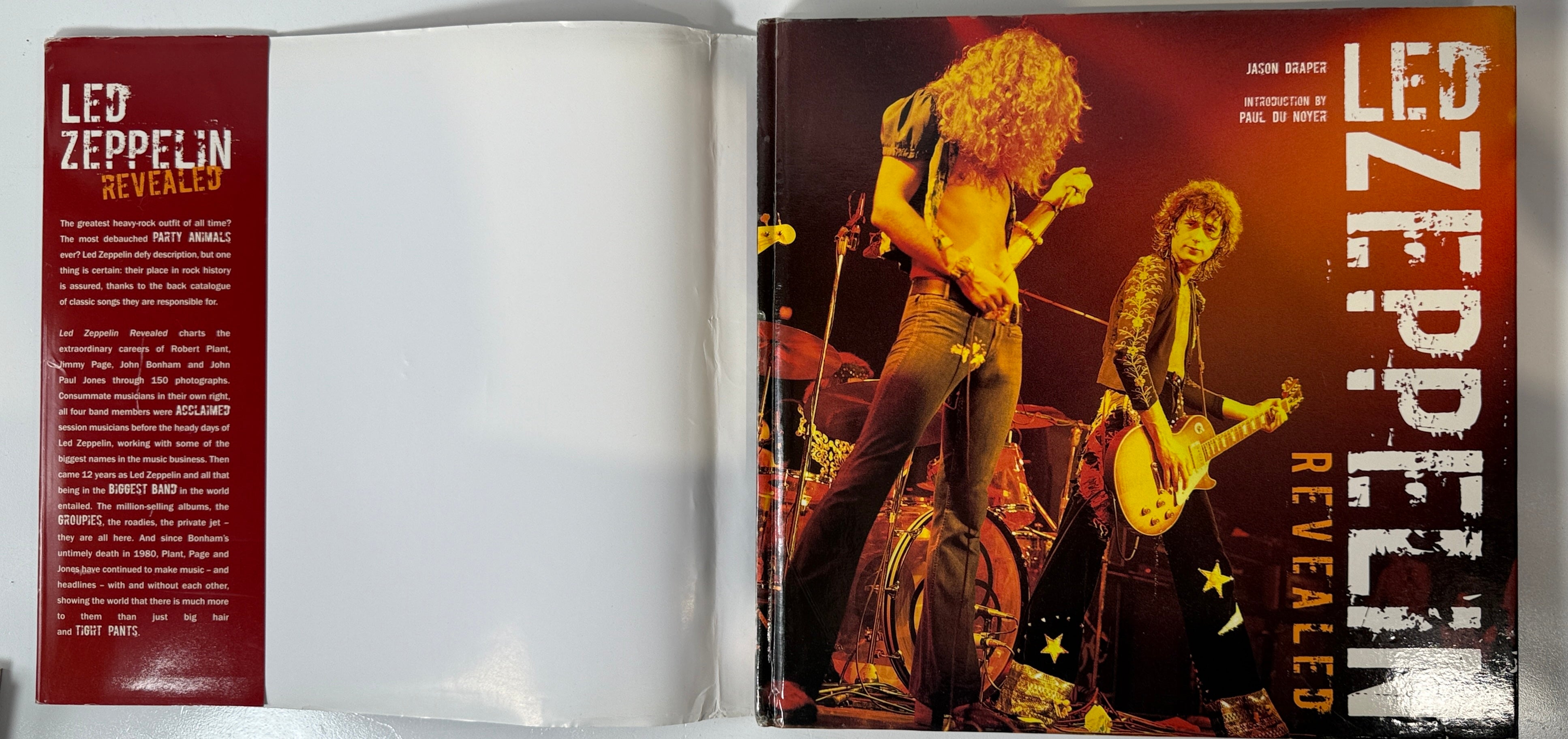Led Zeppelin Jason Led Zeppelin Revealed – Jason Draper Rock Photo Hardcover – Éco-Dépôt ...