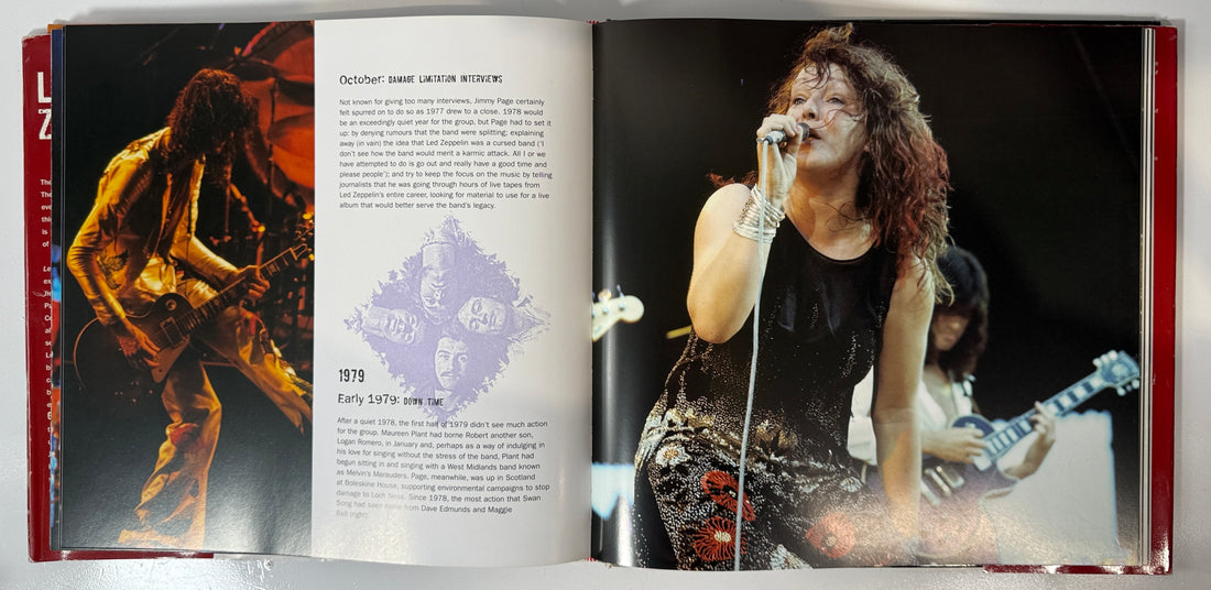 Led Zeppelin révélé – Jason Draper Rock Photo Relié