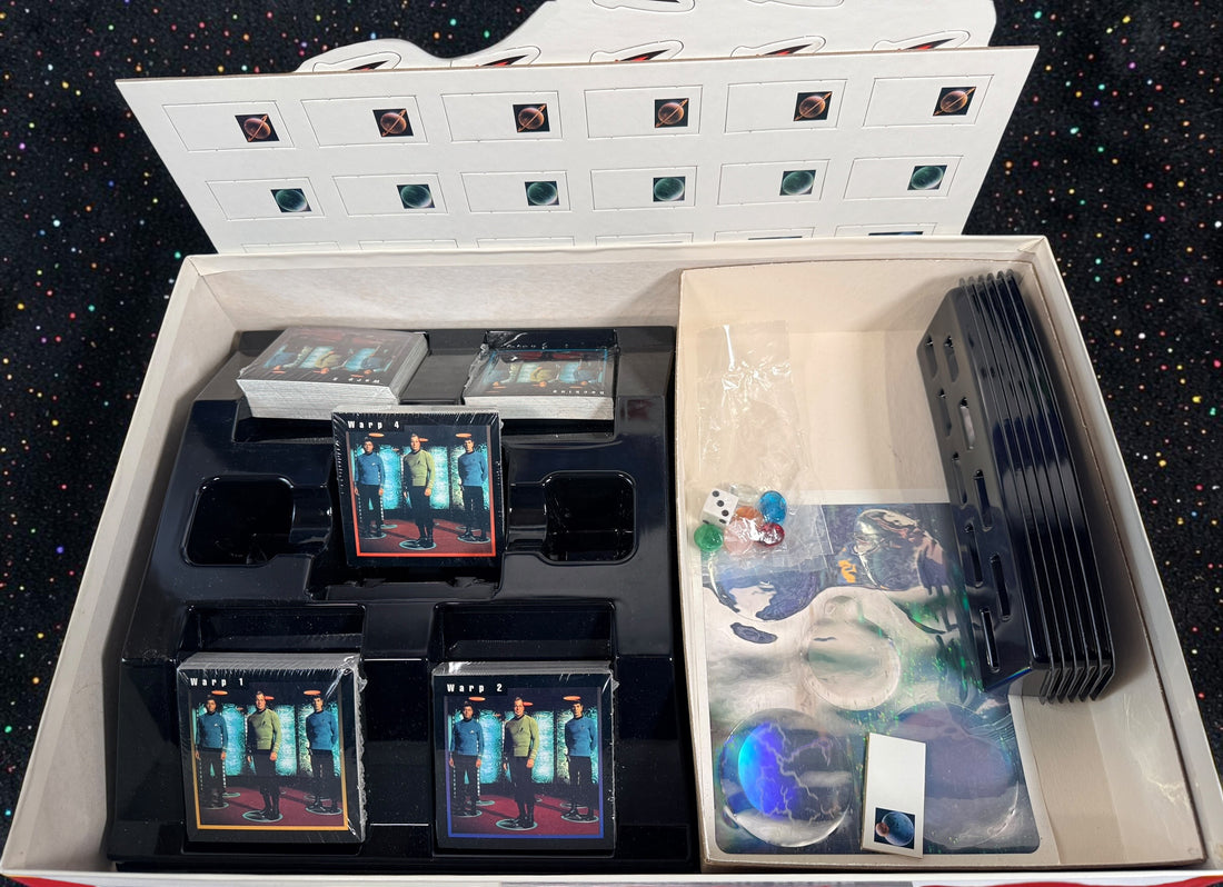 Vintage 1992 Star Trek The Game numbered Collector’s Edition, No. 067,081 of 200,000, with sealed trivia cards, certificate and original Star Trek artwork.