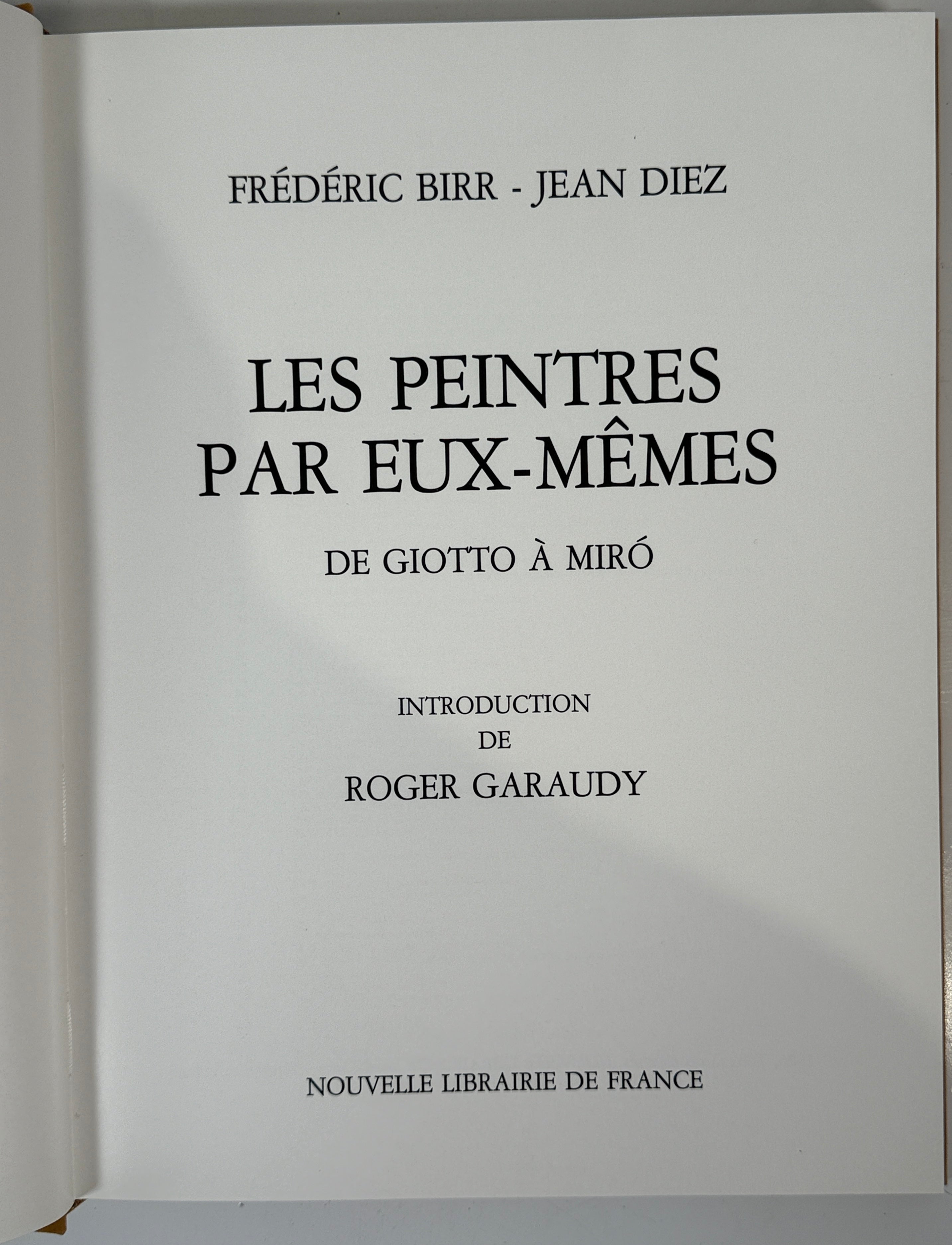 Les Peintres par Eux-Mêmes – Faux-Suede Art Book w/ Slipcase (Giotto to Miró)