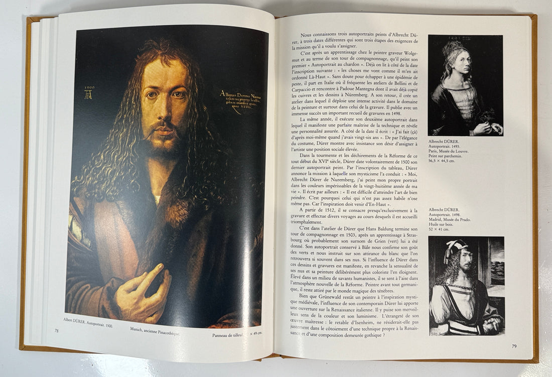 Les Peintres par Eux-Mêmes – Faux-Suede Art Book w/ Slipcase (Giotto to Miró)