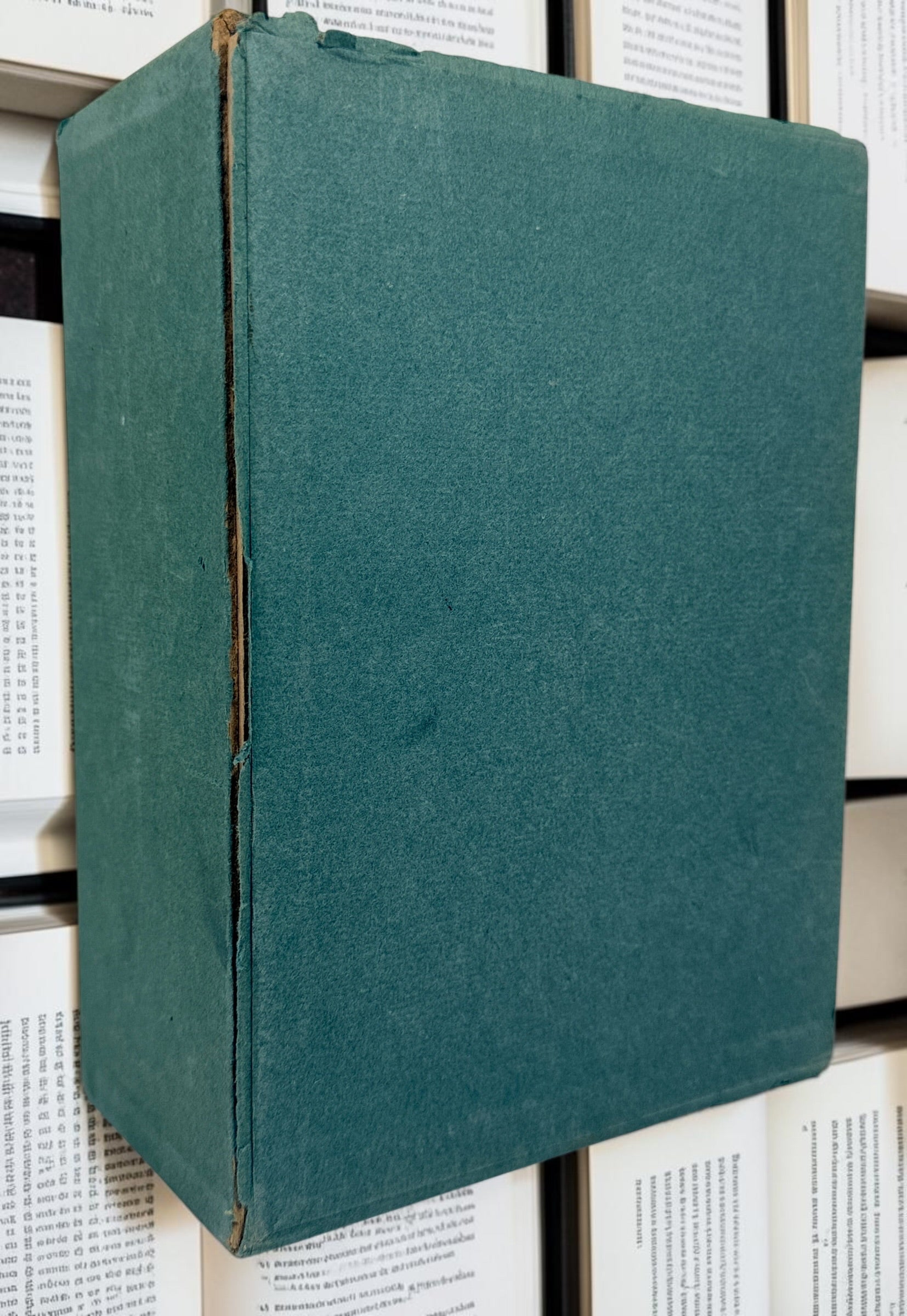Vintage 1946 Kristin Lavransdatter trilogy by Nobel laureate Sigrid Undset. Complete three-volume Knopf hardcover set with original slipcase.