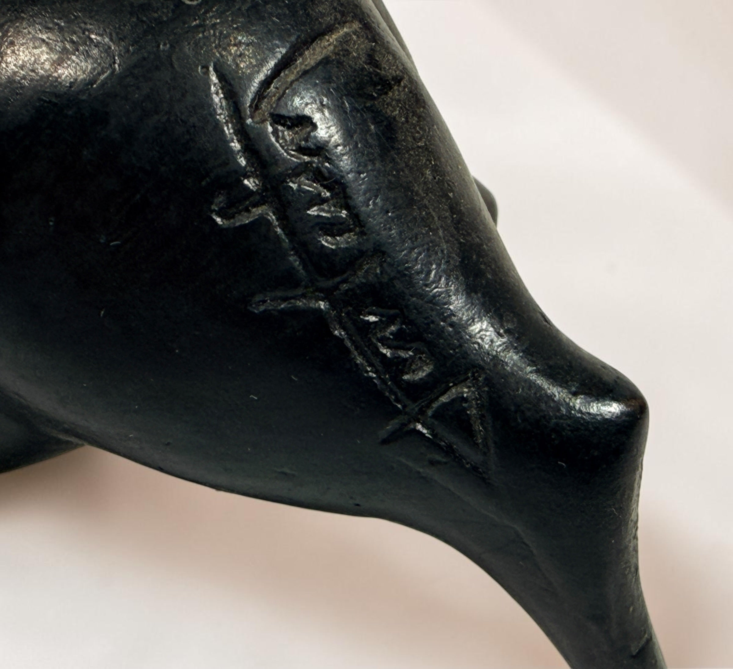 Jean-Louis Toutain limited-edition bronze horse sculpture, signed and numbered 2/8, with dark patina and Toutain Fondeur Flourens foundry mark.