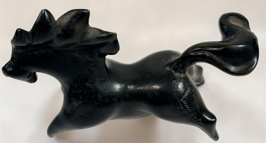 Jean-Louis Toutain limited-edition bronze horse sculpture, signed and numbered 2/8, with dark patina and Toutain Fondeur Flourens foundry mark.