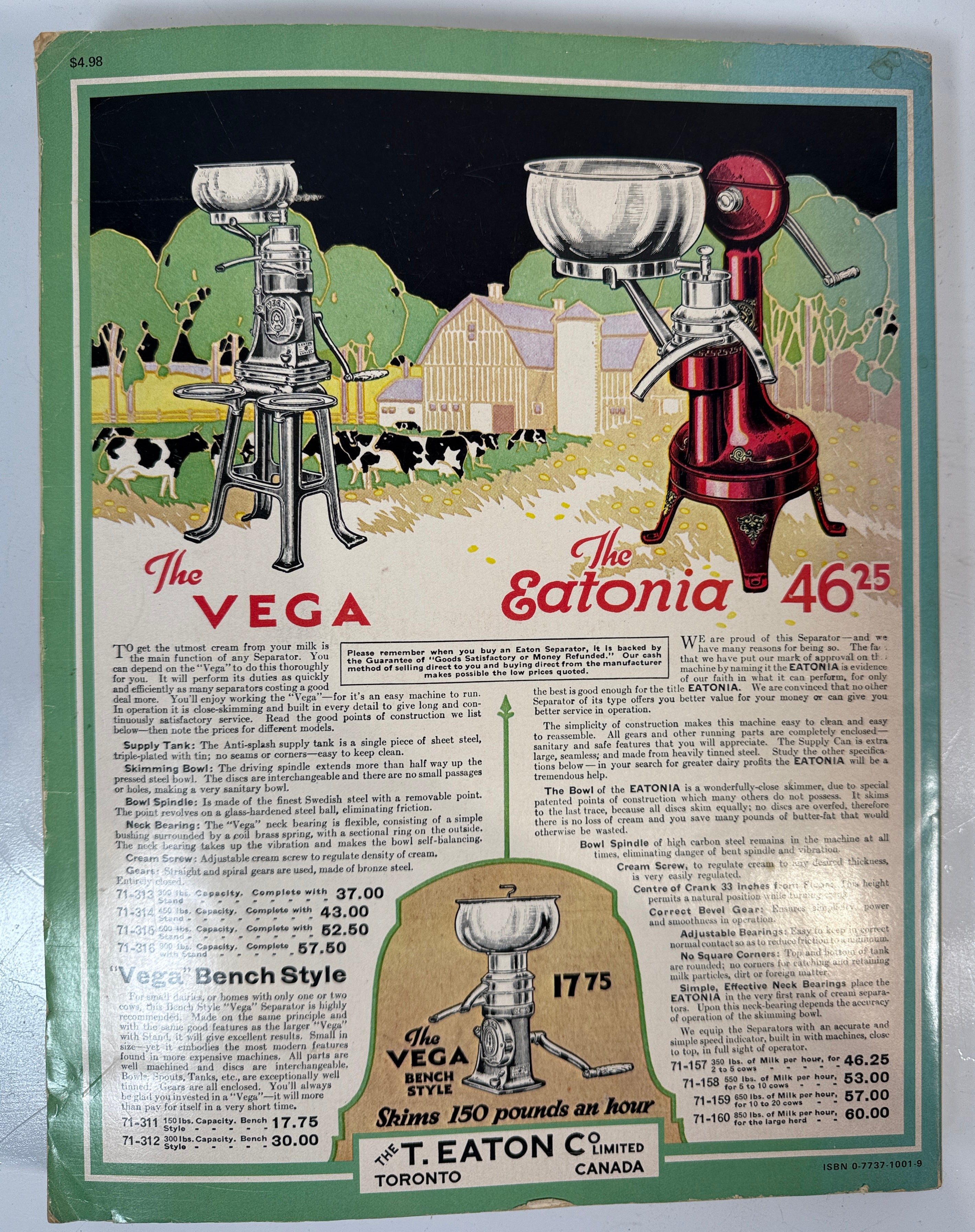 Catalogue Eaton printemps-été 1927 – Réimpression Musson