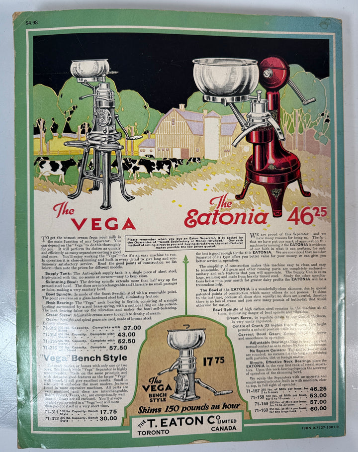 Catalogue Eaton printemps-été 1927 – Réimpression Musson