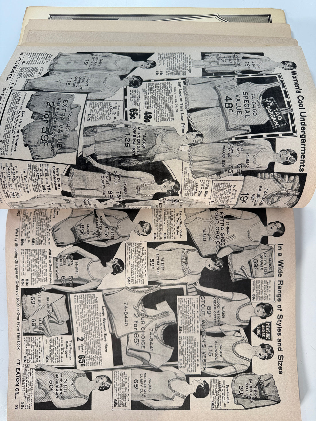 Catalogue Eaton printemps-été 1927 – Réimpression Musson