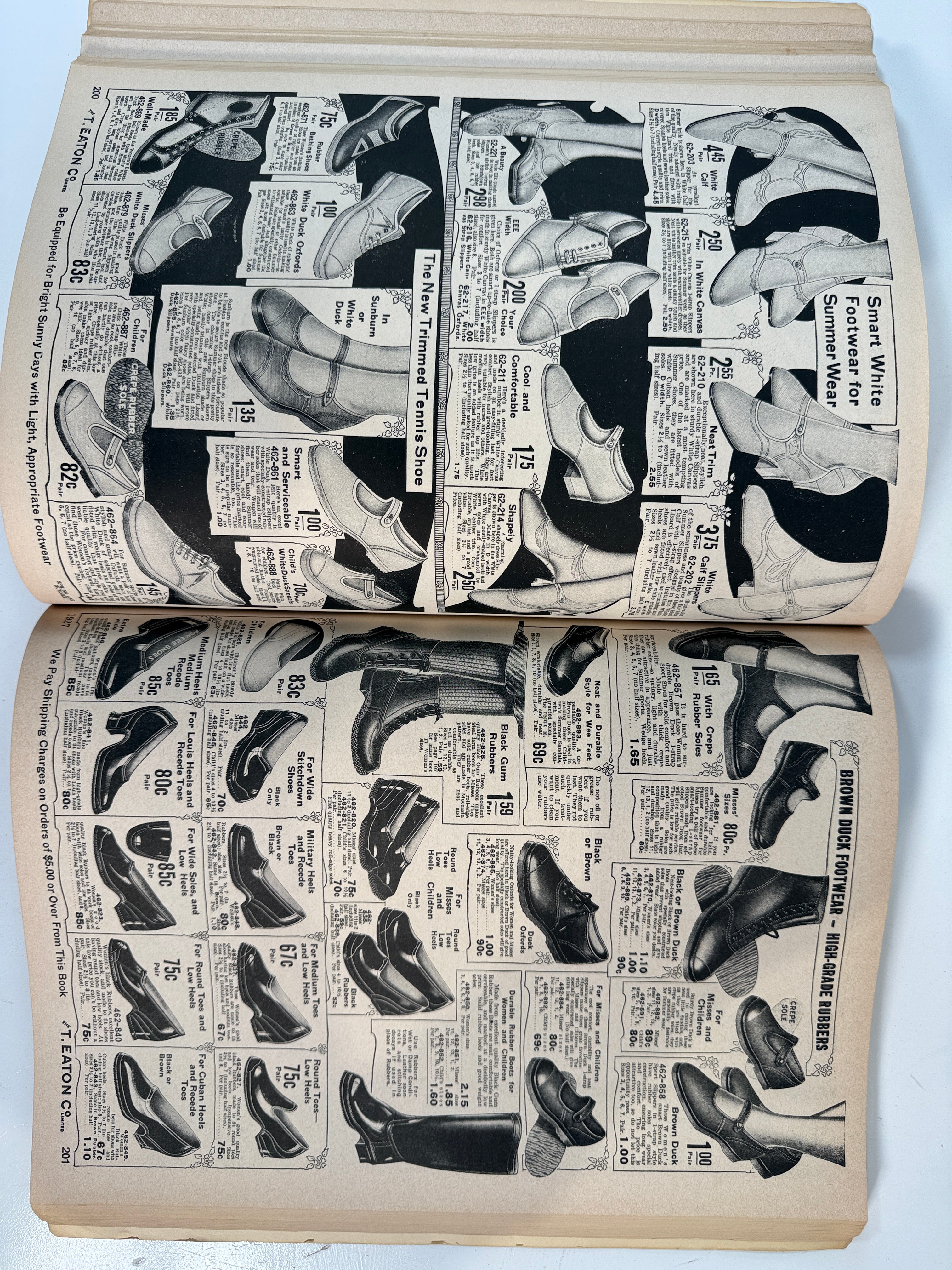 Catalogue Eaton printemps-été 1927 – Réimpression Musson