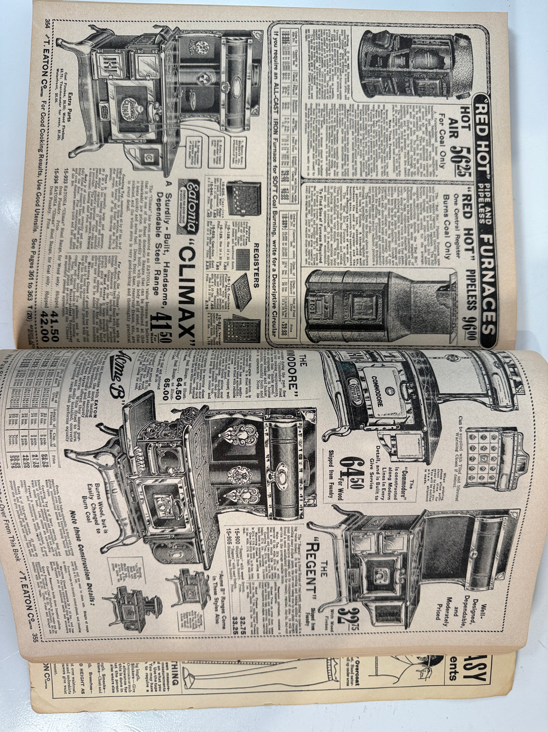 Catalogue Eaton printemps-été 1927 – Réimpression Musson