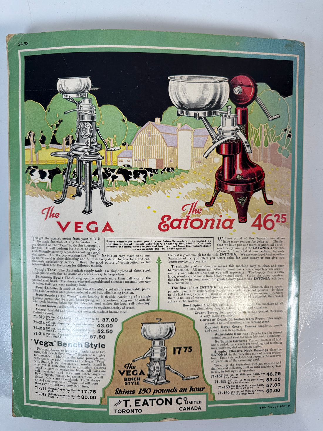 Catalogue Eaton printemps-été 1927 – Réimpression Musson