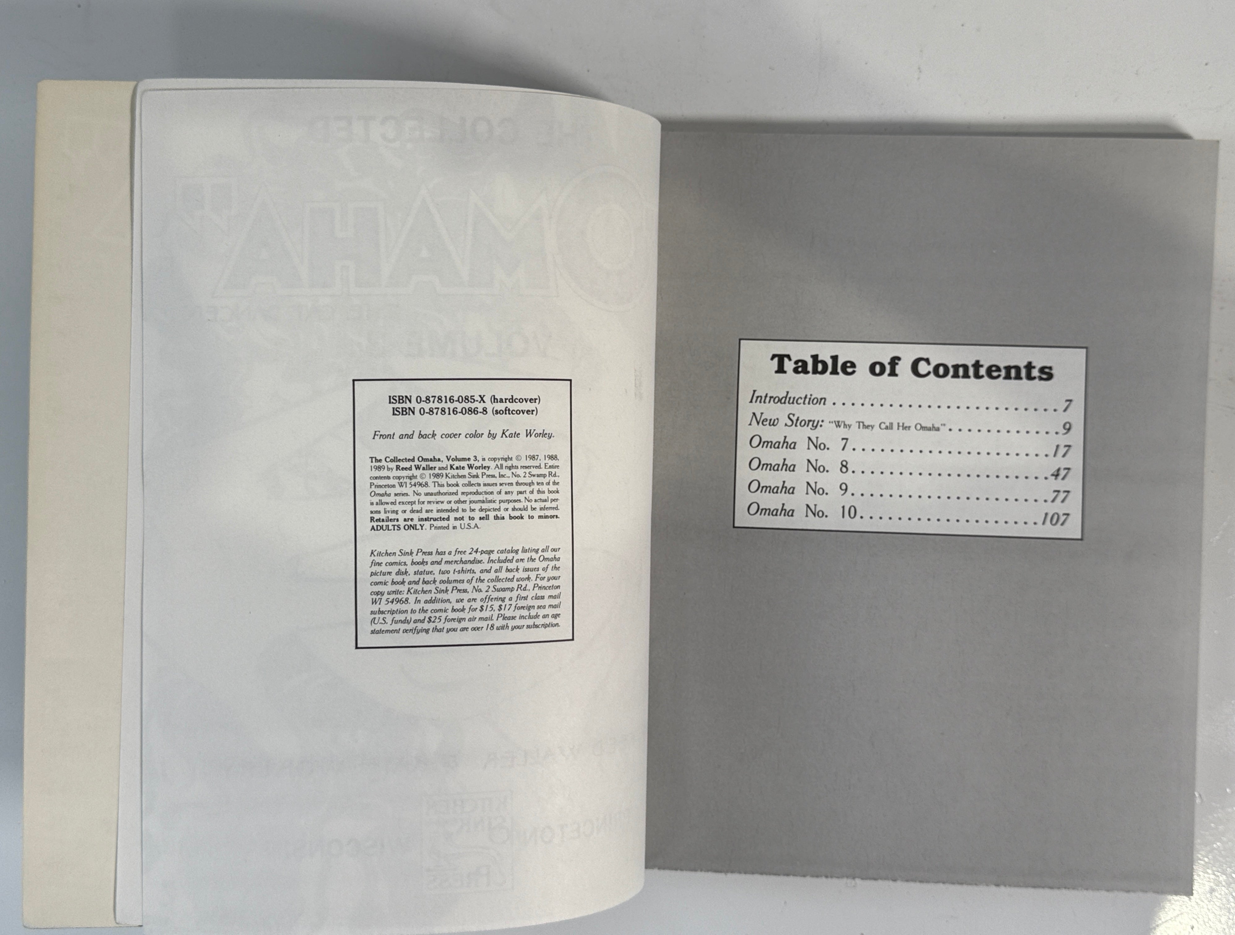 Omaha le chat danseur Vol. 3 – Kitchen Sink Press (1990)