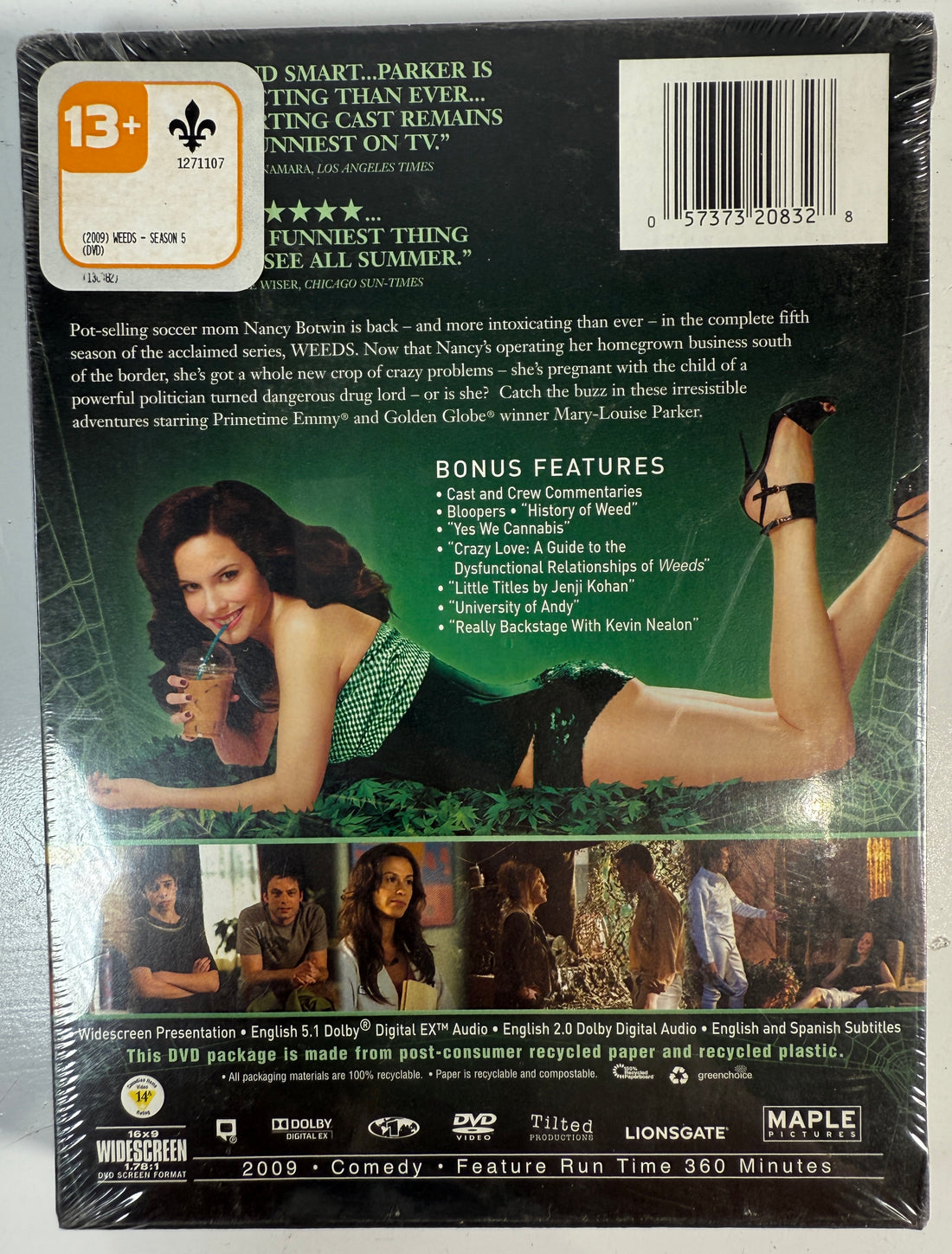 Weeds Season 5 DVD – Sealed Set, The Hemptress Returns (2009)
