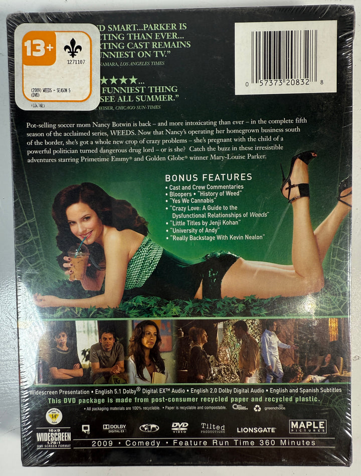 Weeds Season 5 DVD – Sealed Set, The Hemptress Returns (2009)