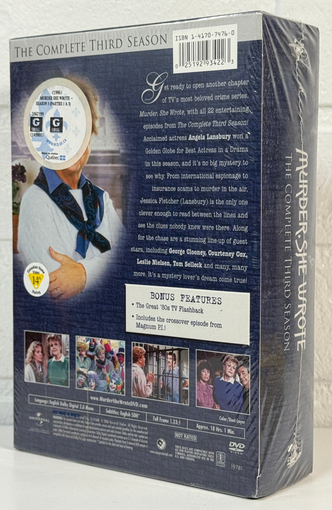 Murder, She Wrote Season 3 – Sealed DVD Box Set (2006