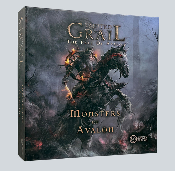 Tainted Grail Monsters of Avalon expansion with 20 unpainted miniatures. Complete Kickstarter add-on in excellent condition. Rare and highly sought after.