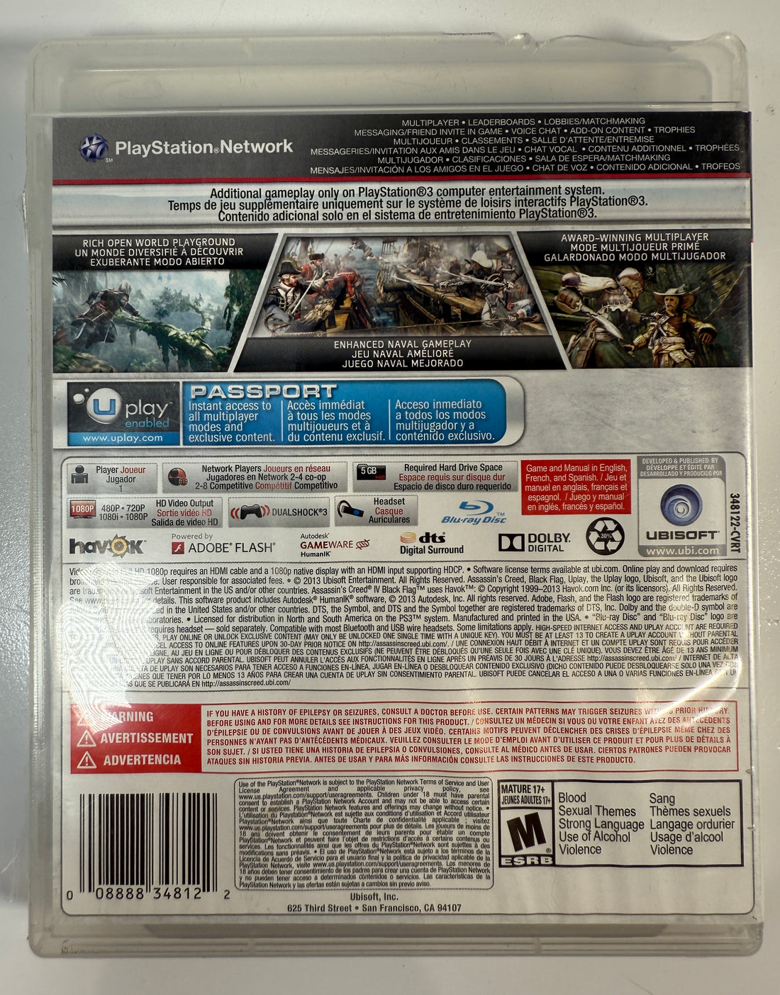 Assassin’s Creed IV: Black Flag – PS3 (Complete, Tested)