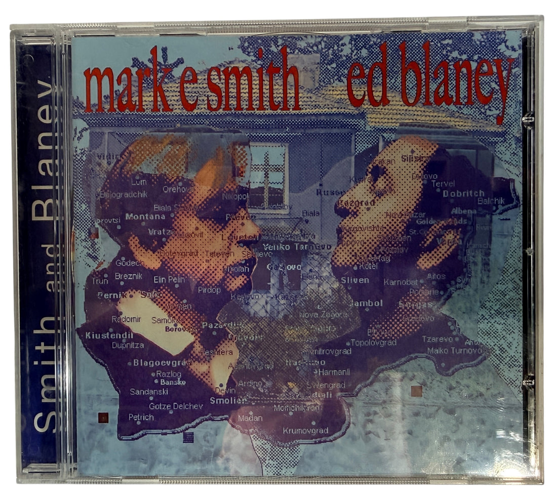 1998 experimental CD by Mark E. Smith of The Fall with Ed Blaney. Spoken word and avant-garde post-punk collaboration on Voiceprint.