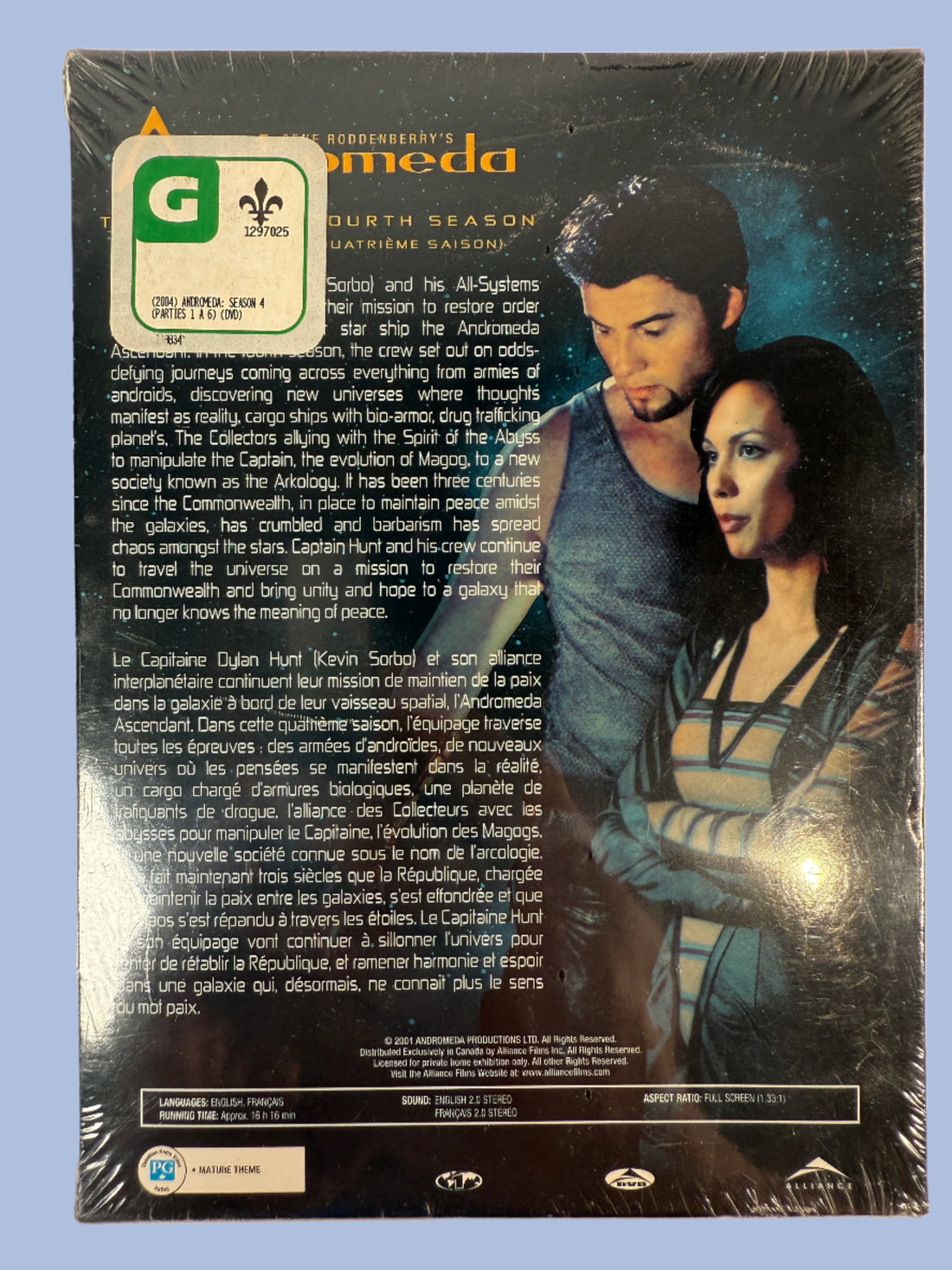 Andromeda Season 4 DVD Set – Sealed (2004, 6-Disc)