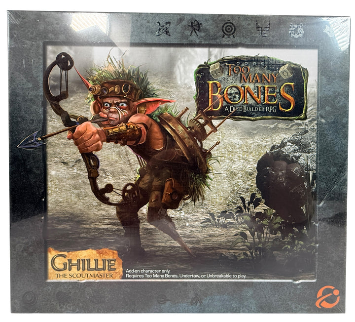 Sealed Too Many Bones Ghillie Scoutmaster Gearloc expansion by Chip Theory Games. Add-on character only. Rare, premium components.