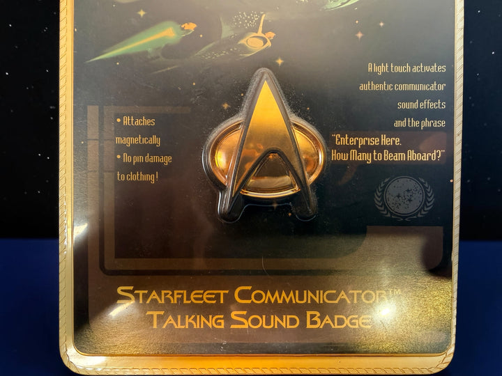 Badge Communicateur Parlant Starfleet Star Trek TNG 1996